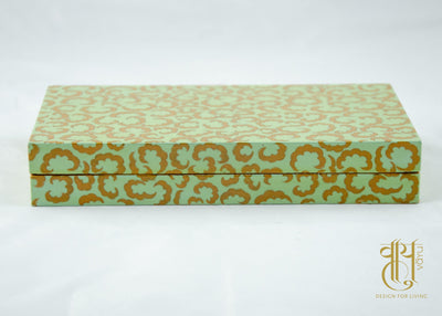 Hand Painted Cloud Pattern Papier Mache Box Pen/Jwellery box Vayu 