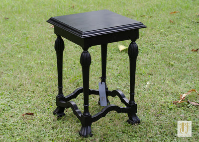Handcrafted Colonial Wooden Occasional Table Tables Vayu 