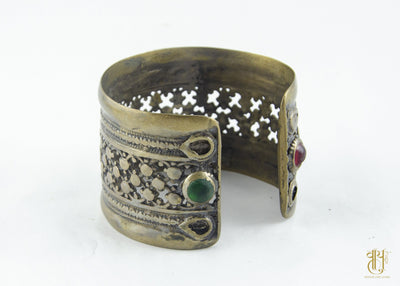 Handmade Pattern Silver Cuff jewellery Vayu 