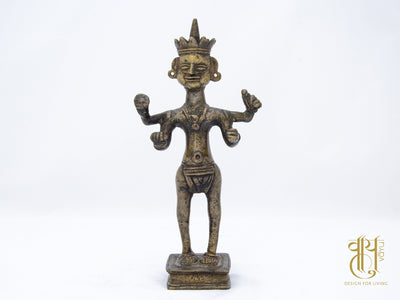 Tribal Figurine Of Lord Vishnu Object Vayu 