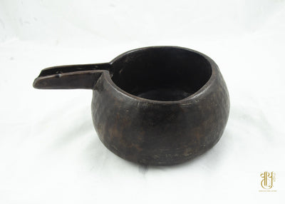 Vintage Wooden Pot Object Vayu 